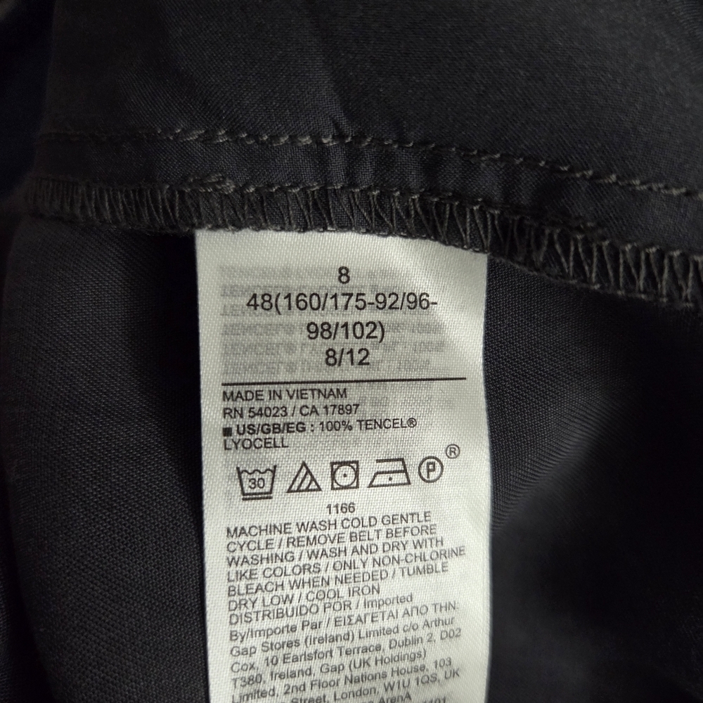 GAP Utility Jumpsuit Women's Size 8 Charcoal - Picture 10 of 10